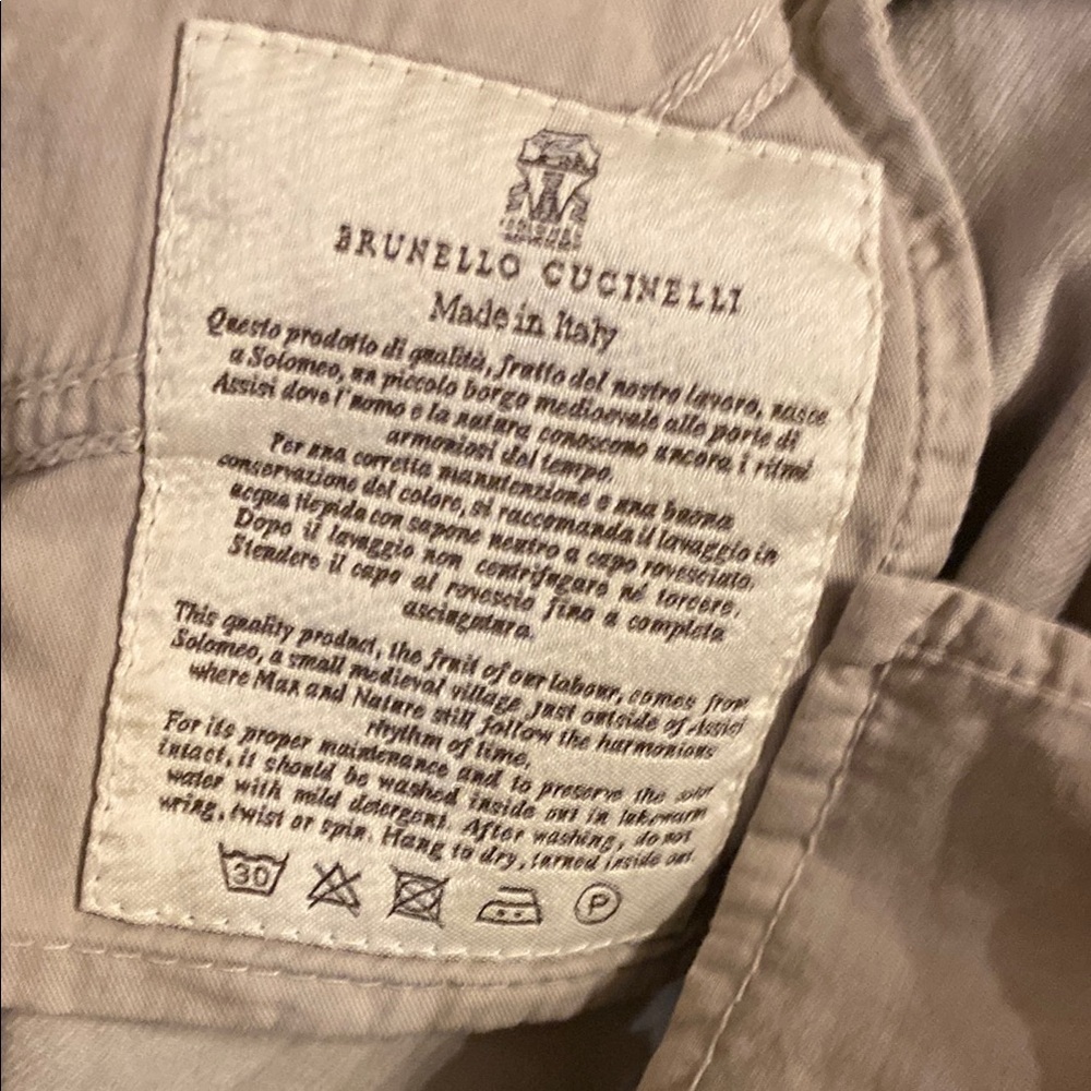Brunello Cucinelli  Stylish Beige jeans size 8 - Picture 5 of 8